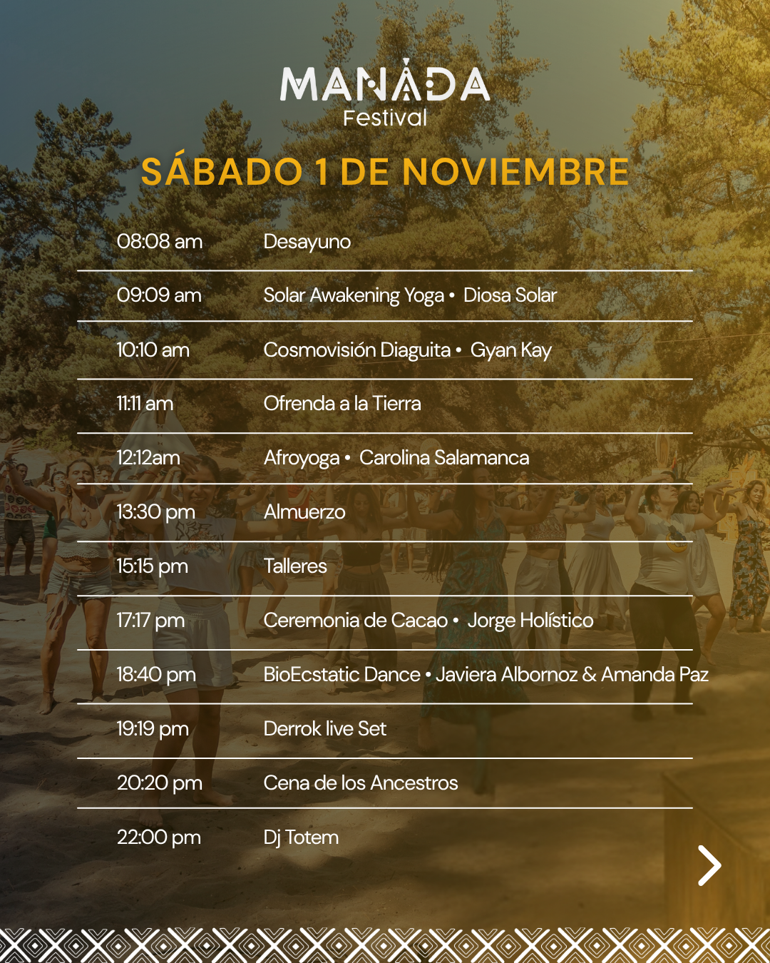 Sábado 1 de Noviembre